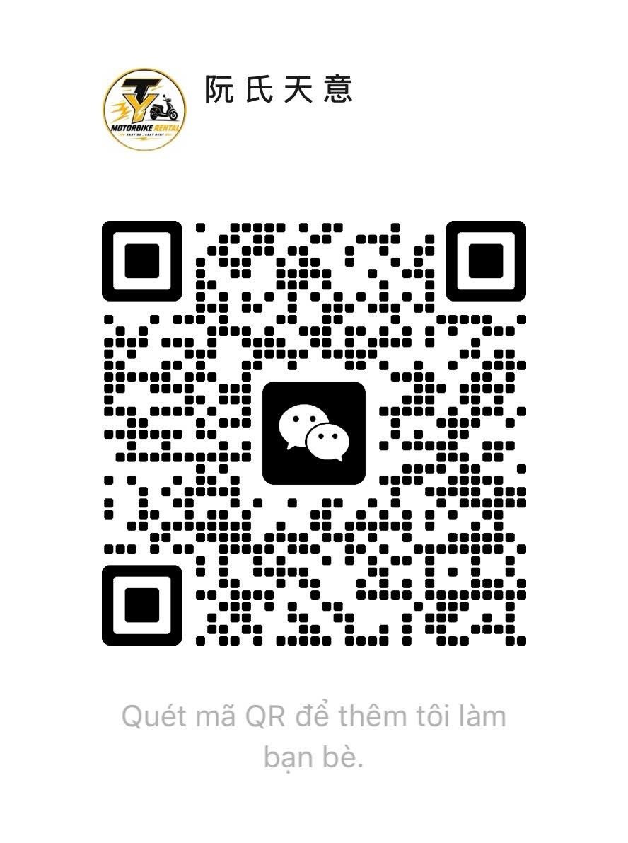 WeChat QR code of TY Motorbike Rental
